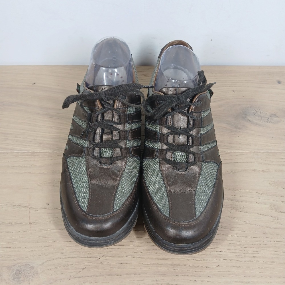 Sano by Mephisto Walking Shoes Women 10.5 Brown Leather Comfort Tech Euro - Picture 7 of 10